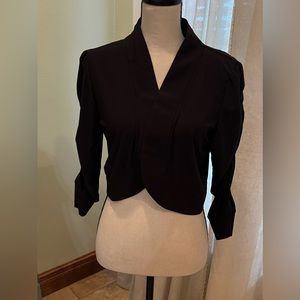 Open front polyester cardigan